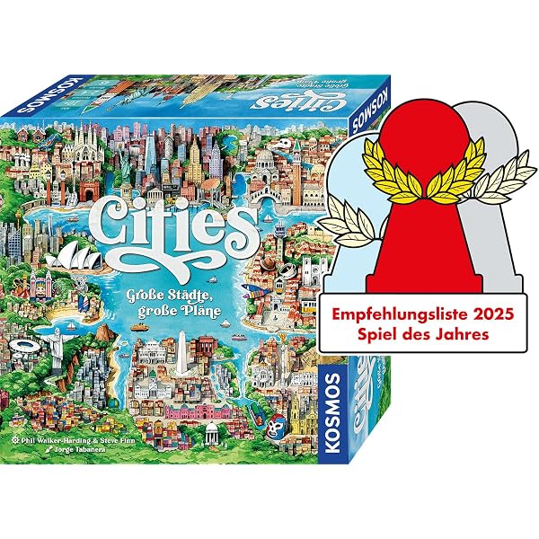KOSMOS Brettspiel 'Mercado' – Strategiespiel Für 2-4 Spieler Ab 10 Jahren, Ca. 30 Min. Spieldauer