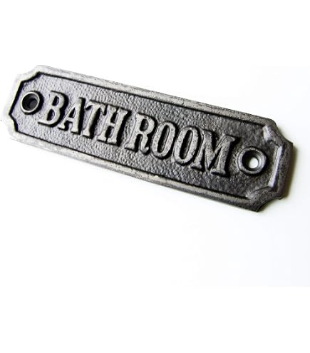 SIMBOLI DI SEGNALETICA per porta del bagno Targa per WC per porta