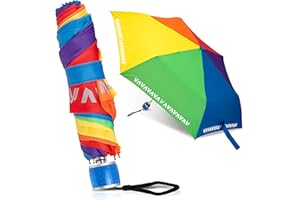 Villkin Parasol dla dzieci z paskami odblaskowymi – kolorowy i lekki parasol kieszonkowy dla dzieci o rozpiętości 97 cm – odporny na burzę parasol dla chłopców i dziewczynek
