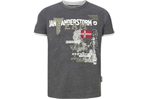 Jan Vanderstorm Herren T-Shirt Sölve Aus 100% Baumwolle | Gr. L-7xl