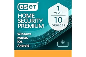ESET HOME Security Premium 2025 | 10 Devices | 1 Year | Antivirus, Password Manager, Secure Data Encryption included | Windows, MacOs, Android & iOS | Official UK Activation Code by email