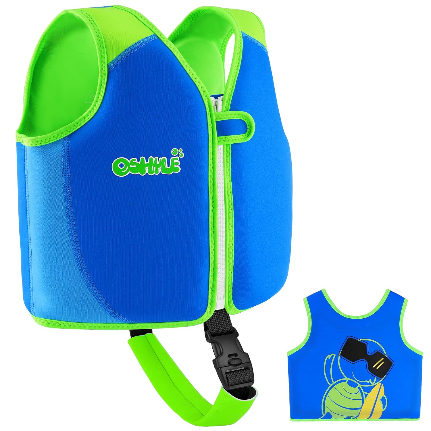 OSHYLE Giubbotto da Nuoto in Neoprene per Bambini - Aiuto Ideale per Il galleggiamento per Bambini