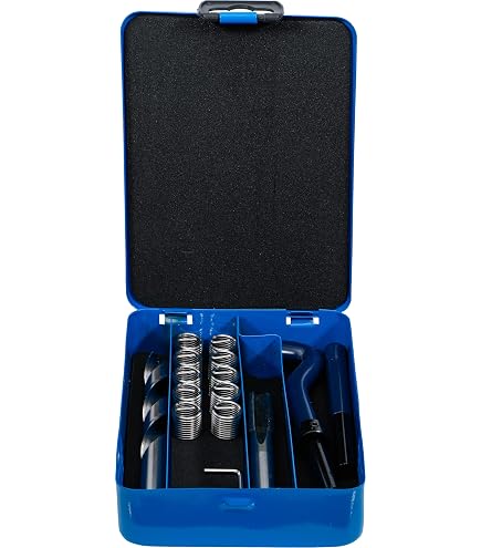Yuhtech Gewindereparatursatz, 75 Pcs Gewinde-Reparatursatz M5 M6 M8