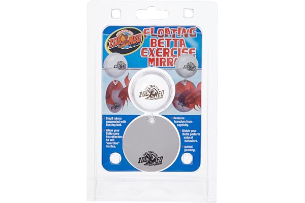Zoo Med Zoomed Floating Betta Miroir d'Exercise pour Reptile/Amphibien
