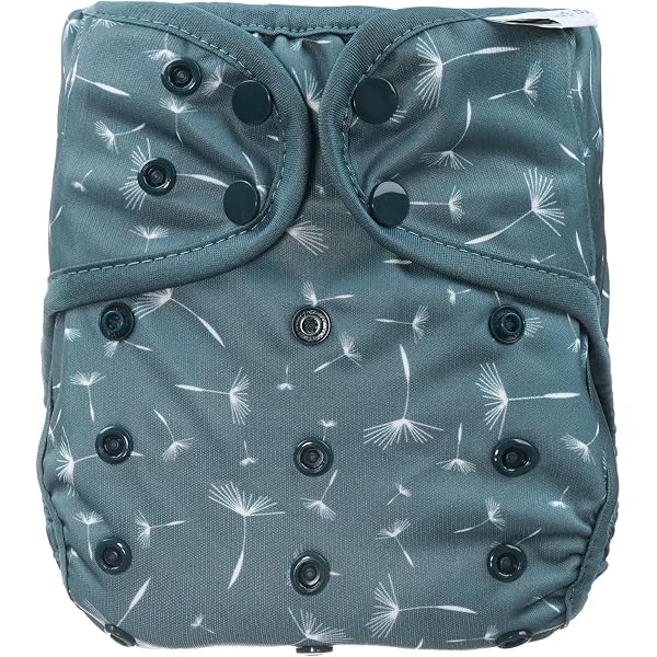 Popollini PopoWrap Dino - Sur-pantalon Respirant Pour Bébé Avec Scratch - Protection Anti-fuite - Lavable Machine 60°C - Taille XL (14 Kg Et Plus)