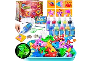 JOPSHEEN 10 Bouteilles Aqua Gel, Magic Water Elf, DIY Magic Gel Magique Activites Manuelles pour Enfants