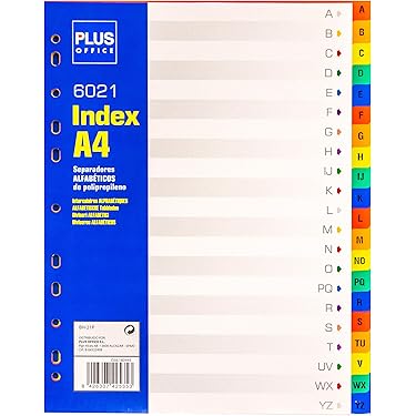 Durable Fogli Indici A-Z Per Cartelle Sospese - Confezione Da 20, Argento, Formato A5 - Foto 14