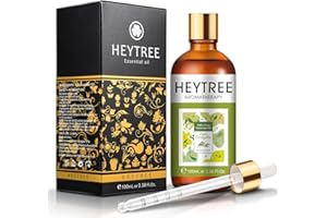 HEYTREE Aceite Esencial de Eucalipto Limón 100ml, 100% Aceites Esenciales Naturales Puros, Aceite Esencial de Grado Terapéutico para Humidificador, Perfectos para Aromaterapia, Masajes, Baño