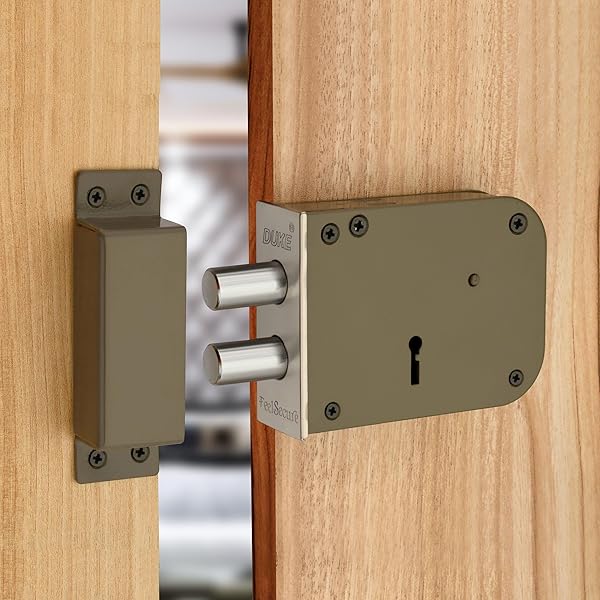 Harrison H-0024 Side Shutter Lock Lock (Silver Finish) : Amazon.in