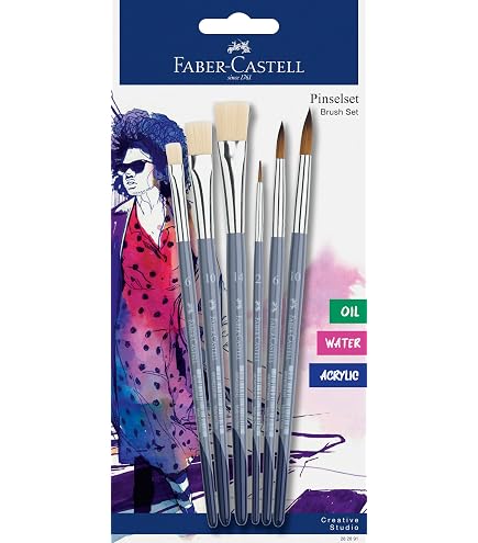 Faber-Castell Set Di Colori Ad Acquerello In Barattoli: 12 Colori Con Pennello E Tavolozza Integrata, Ideale Per Principianti E Artisti - 4