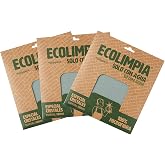 Ecolimpia &ndash; Pack of 3 Microfibre Cloths 50 x 40 cm for Glass, Mirrors and Windows &ndash; Cleaning Only with Water, No Chemicals, R