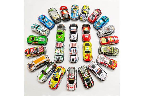 MUSELK Lot de 10 mini jouets de voiture - En métal - Pour garçons et filles