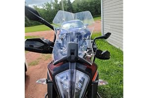 Midimttop Motorcykel vindruta vindruta vindskydd Flyscreen främre kåpa kompatibel med K-T-M 390 Adventure 2020 2021 2022 2023