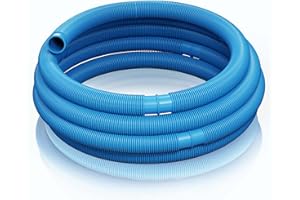 TEICHTIP Wiltec Tuyau piscine bleu – 12 m de long, Ø 38 mm – Tuyau solaire flottant à sections préformées – 190 g/m – made in Europe – Boyau d’aspiration solaire