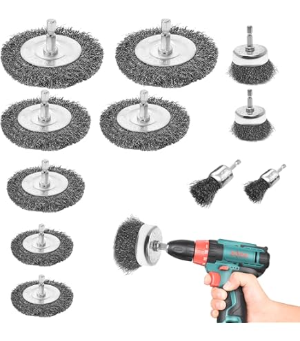 Spazzola Circolare Bellota In Acciaio Inossidabile | Filo Ondulato 0.4 Mm | Per Lavori Pesanti - Foto 8