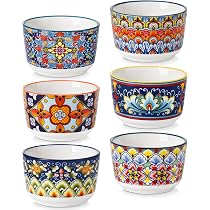 Crème Brûlée Förmchen 6 Crème-Brûlée-Schälchen Aus Keramik, 200 Ml, Ofenfest & Mikrowellengeeignet – Gelb, Soufflé-Förmchen Für Desserts, Dips & Herzhafte Snacks