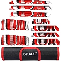 Oscillating Tool Blades 10-Piece 65mm Oscillating Multi-Tool Saw Blades Set | Quick Release Blades For Wood, Metal & Plastic 10pc Oscillating Tool Blade Set