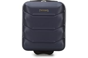 WITTCHEN Kolekcja Travel Walizka Bagaż podręczny Walizka kabinowa Mała walizka ABS Teleskopowa rączka 2 kółka Dodatkowy uchwyt Rozmiar S Granatowa