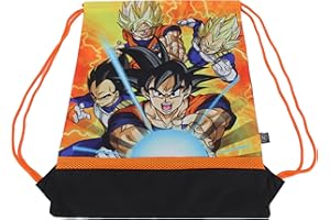Dragon Ball Z Zaino da Palestra, Zaino con Coulisse per Ragazzi, Borsa per Bagagli, Zaino da Viaggio, Goku Regalo per Bambino e Ragazzo