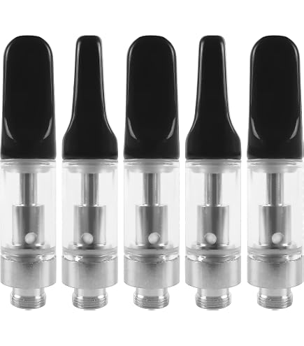 2 Stück VapeMaster Navigator Vape Patronen Atomizer Kartusche Verdampfer  clearomizer für E-Liquid, Hanföl und CBD. Keramikspulentechnologie  Pyrex-Glastank 1,0 ml Inhalt Reiner Dampf