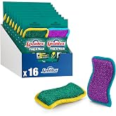 Spontex Microfibre Cleaning Cloth Microfibre Collection | Multi-Purpose Microfibre Cloths Size 30 x 30 cm | 16 Kitchen Towels