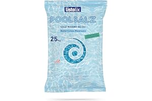 SATTIE Schäfer Meersalz Poolsalz 25 kg Sack aus dem Mittelmeer, Schwimmbad Salzwassersysteme Elektrolyseanlagen Natürliches Meersalz Sale Marino Mittelmeersalz 25 kg - Medio