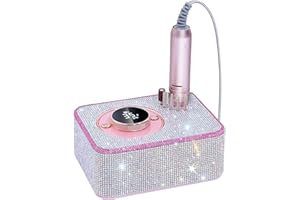 ANBEISTEE Professionale Ricaricabile 35000 RPM Fresa per Unghie, Portable Nail File Kit per Qualsiasi Manicure, Pedicure, Strumenti di Nail Art Ideale, Progettato per Salon, Casa