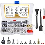 Bolatus 332Pcs Computer Screws Set, Personal Computer Screw Pc Case Screws Motherboard Standoffs for Hard Drive Pc Case Mothe