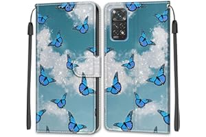 SIENIANLINE Funda para Xiaomi Redmi Note 11 Global / Xiaomi Redmi Note 11S Global, con [Ranura para Tarjeta] [Cierre Magnético] de Funda Magnética con Tapa para Xiaomi Redmi Note 11 Global / Note 11S Global