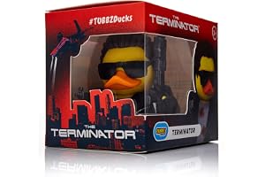 TUBBZ Boxed Edition: Terminator Cosplaying Gummi Duck Vinylfigur – Officiellt samlarobjekt för Terminatorns fans