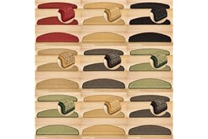 ‎KETTELSERVICE-METZKER Kettelservice-Metzker® Stufenmatten Sisal New Halbrund in versch. Farben und Set Varianten Creme 30 Stück