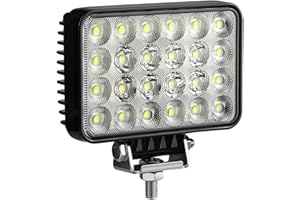 ‎ANTOM antom LED Arbeitsscheinwerfer 9-36V 5“ scheinwerfer IP68 Wasserdicht Rückfahrscheinwerfer [Erweitert] 72W für SUV Traktor Bagger Traktoren Schlepper…