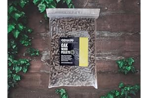 Exstream Barbacoa Roble 1 litro (aproximadamente 650 g) Pellet para uso con parrilla Ninja Woodfire – Bolsas resellables