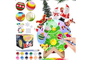 ONLYFUN Weihnachts DIY Bastelset - Malbares Mondlicht mit Santa Claus Zubehör und festlichem Design | Kreatives Geschenk für Mädchen im Alter von 6-12 Jahren
