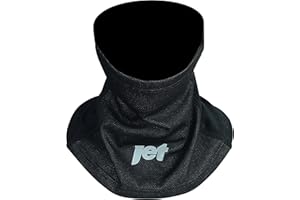 JET Moto Calentador Tubo de cuello Motocicleta calentador a prueba de viento negro talla única