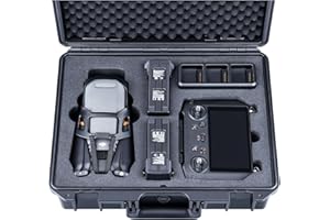 Lykus Titan M340 Custodia/Case/Valigia impermeabile per DJI Mavic 3 Pro/Classic e RC Pro/DJI RC, Supporto RC tracolla [SOLO CUSTODIA]