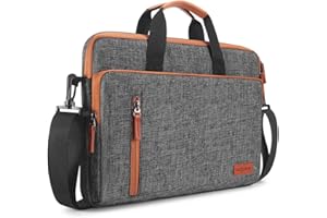 ‎KIZUNA KIZUNA Laptoptasche 13 Zoll 13,3" Laptop Tasche Notebook für MacBook Pro 14/14" Lenovo IdeaPad Flex 5i/ThinkPad X1 Carbon/Yoga Slim 7&7i Pro X/Swift Go 14/Huawei 13.3" Hülle Sleeve Bag Case,Braun