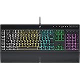 CORSAIR K55 RGB PRO Clavier de Jeu Filaire à Membrane – IP42 Résistant à la Poussière et Aux éclaboussures – 6 Touches Macro