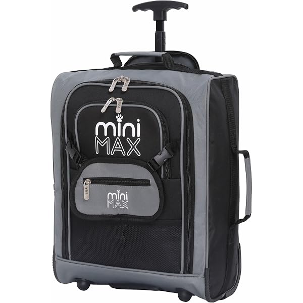 Cabin Max Vela Sac De Voyage 40x30x20cm 24L Avec Roues - Compatible Wizz Air, Vueling, Volotea - Sac Sous Siège Léger Et Organisé