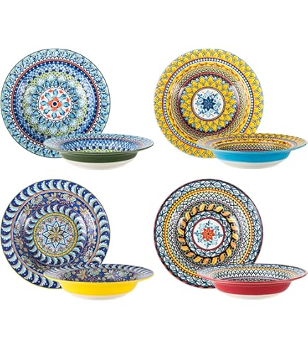 Assiettes italiennes en céramique Dolce Vita