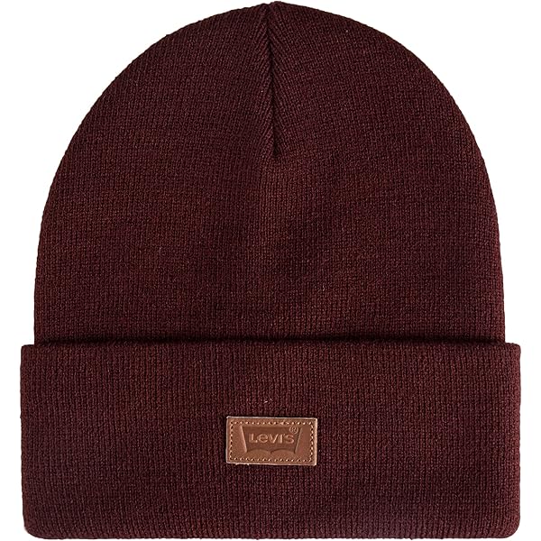 Levi's LAN Poster Logo Beanie 9A8513 Bonnet, Noir, Taille Unique Mixte