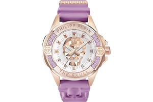 Philipp Plein Unisex zegarek analogowy kwarcowy The $Kull Genderless