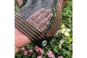 sgxxkj123 Voile d'ombrage Rectangulaire, Toile D'Ombrage 50% en Maille de Protection Solaire, Filet Anti Feuille Piscine, pour Jardin Terrasse Camping Balcon Piscine (1x7m/3.28x22.96ft)