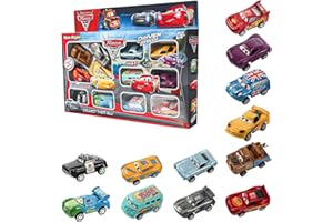 TIVUNORON 12 Pezzi Giocattolo Car, Mini Auto Giocattolo per Ragazzi, Set Auto da Corsa Mini Lightning, Bomboniere per Feste di Compleanno per Bambini di Età Superiore ai 3 Anni