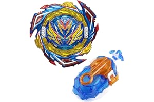WUYESHEN B187 - Juego de peonzas para niños con Lanzador Bey Battle Tops Burst Turbo, Traje para el Primer Intento Jugador, Juguete para niños