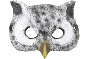 Boland - Halbmaske, Tiermaske mit realistischem Druck und Gummizug, ideal für Tier Faschingskostüme zum Karneval, für Halloween oder eine Mottoparty