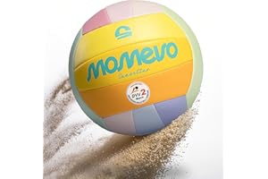 ‎MOMEVO Momevo Beachvolleyball – Weicher Soft Beachball 2025 in offizieller Größe 5, DVV Zertifiziert, weiche Oberfläche – ideal für Outdoor, Strandsport, Sandsport & als Geschenk
