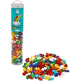 PLUS PLUS 9604262 Parlak yapı oyuncağı, g&ouml;kkuşağı, yaratıcı yapı taşları t&uuml;p&uuml;, 240 par&ccedil;a, &ccedil;ok renkli, mini