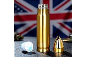 GROGIFE Gifts for Dad Christmas, Funny Gifts for Men Him, Xmas Secret Santa Gifts for Husband Boyfriend, Cool Water Flask, Advent Calendar Presents, Stainless Steel Water Bottles Travel Tumbler 500ml