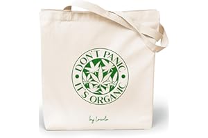 Loxato Tote Bag Aesthetic - Borsa Shopper Cotone 220g/m2 35x42cm - Borsa Tela Donna - Borse Shopper Tela - Extra Largo 8cm